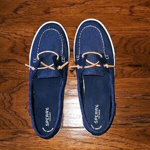 Sperry Women's Navy Boat Shoes 11